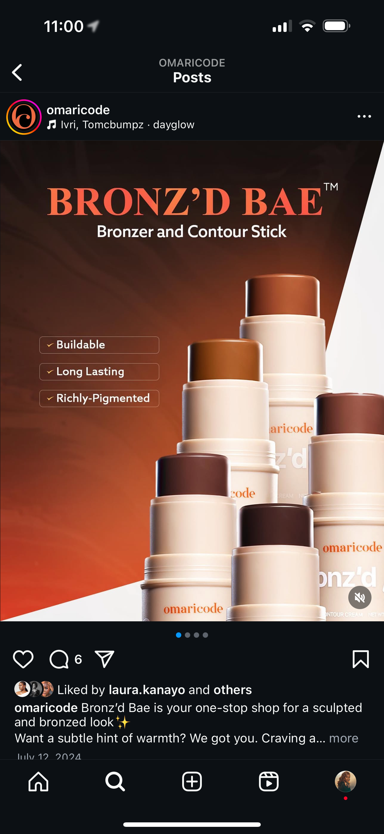 Omaricode “bronz’d bae”