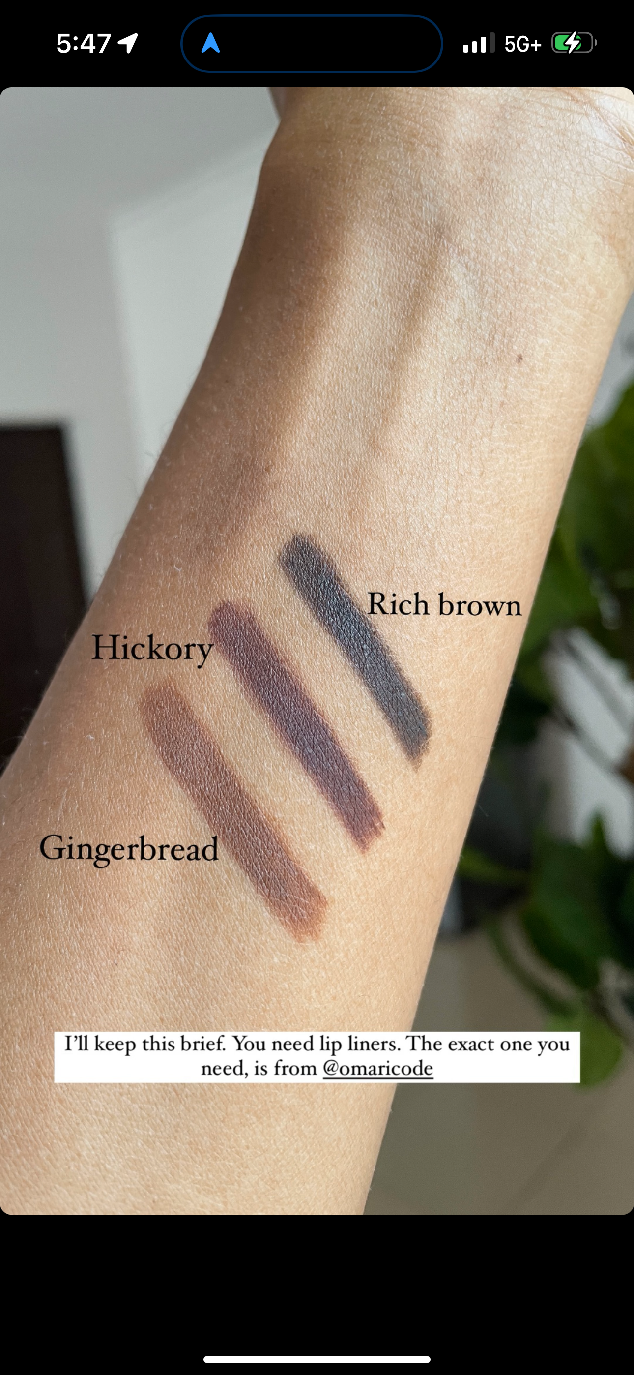 Omaricode lip definer pencils